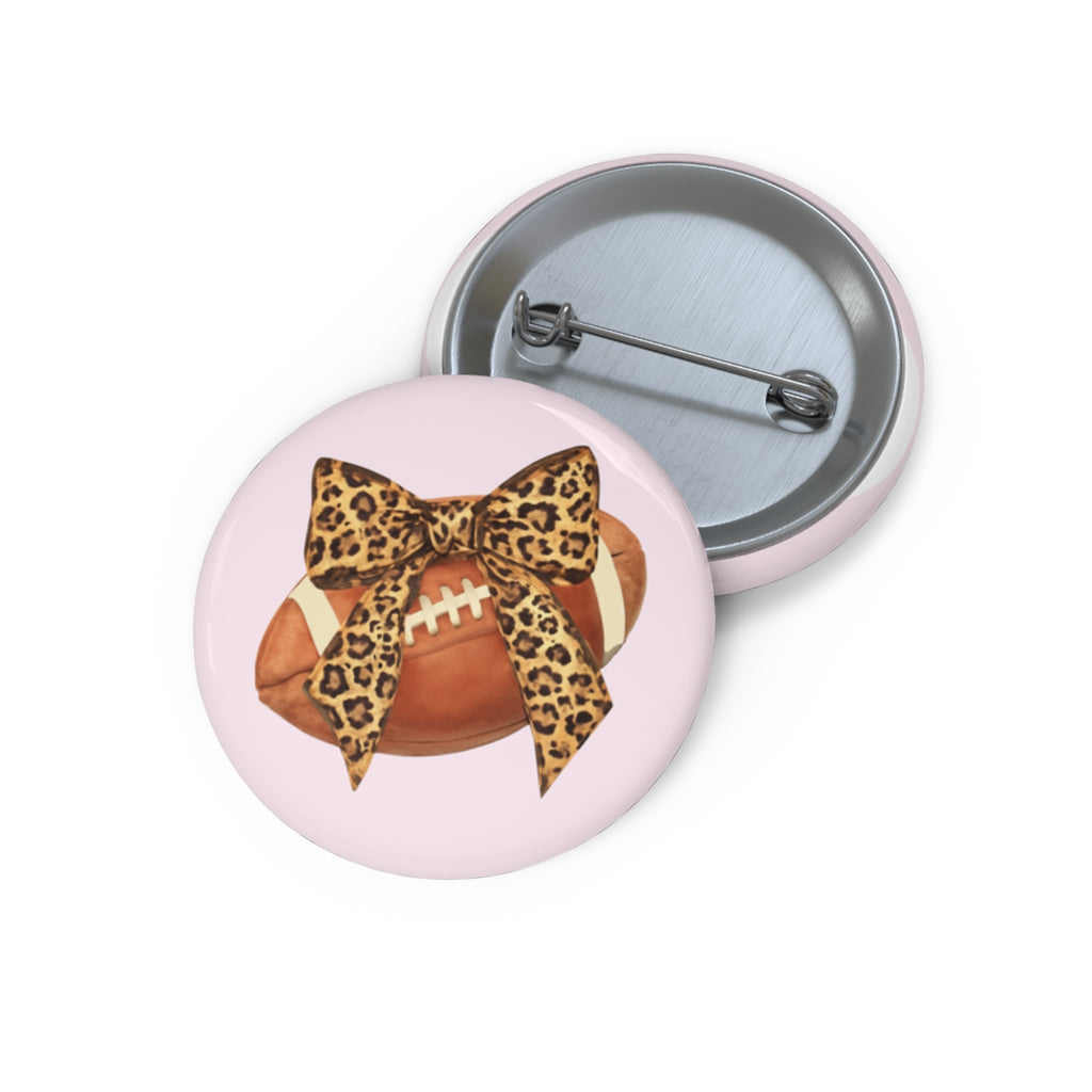 1.25" Leopard Bow Button