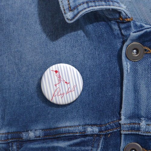 1.25" Play Ball Button